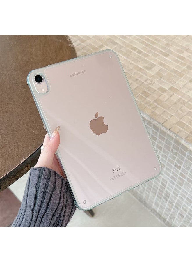 حافظة حماية لجهاز IPad Pro11 Air6/54 أكريليك مضادة للانحناء الجيل 10 شفافة 10.2 حافظة مضادة للسقوط Mini7-اللون: أخضر فاتح-نموذج قابل للتطبيق: عالمي لجهاز Ipad Air11 2024/pro11 2022/2021/2020/2018/air5/4 - Image 1
